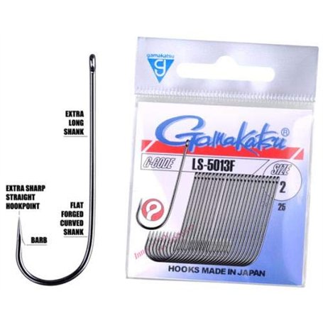 Gamakatsu AMI Aberdeen Série LS5013F N1 Pochette 25 hameçons