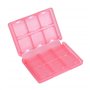 VIFER 28 en 1 Jeu Carte Mémoire Étui PP en Plastique Nintendo Carte Cartouche Boîte de Rangement pour Nintendo 3DS DSL DSI LL(Ro