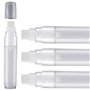 Wisyurt Lot de 4 Stylos à Peinture 15 Mm Vide Acrylique Marqueur Permanent Clair Blanc Marqueur Stylo Pointe Fine Vide Marqueurs