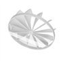 Ø 125mm Clapet Anti-retour pour Ventilateur Mural/Clapet Anti-retour pour Tuyau de Ventilation - Plastique - Blanc