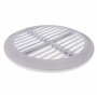 Vent Systems 100-150 mm – Blanc – Couvercle d'aération – Fentes de ventilation rondes – Couvercle de barbecue – Moustiquaire int