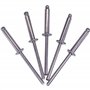 SKIR'CO Lot de 30 rivets aveugles en acier inoxydable à tête bombée DIN 7337 A2 (30
