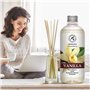 Recharge pour Diffuseur de Vanille 500ml - Diffuseur Parfum Maison - Recharge de Diffuseur de Vanille Parfumée - Parfum Frais et