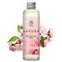 Recharge Diffuseur Roseaux de Sakura 200ml - Naturel Fragrance Fraîche et Durable - Désodorisant - Aromathérapie - Parfum de Amb