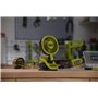 RYOBI Ventilateur 4V USB Lithium - diamètre 9 cm -2 vitesses 120/90 tr/min - tête orientable haut/bas & droite/gauche - Câble US