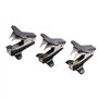 Eagle Mini Ôte-agrafes Bureau Dégrafeur Document pour Enlever des Agrafes en Acier Inoxydable Lot de 3 Noir