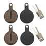 OTOTEC 2 Paires Plaquettes de Frein à Disque Semi-métalliques pour Vélo Compatibles pour Tektro Novela IOX