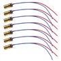 20PCS 5V 650nm Moins de 5mW Laser à Point Rouge Tube Laser à Diode Laser Rouge avec Diamètre Extérieur de la Tête 6mm pour Instr