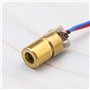 20PCS 5V 650nm Moins de 5mW Laser à Point Rouge Tube Laser à Diode Laser Rouge avec Diamètre Extérieur de la Tête 6mm pour Instr