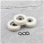 3pcs Engrenages Planétaires de Moteur de Moyeu de Roue de Vélo Électrique à 36 Dents avec Roulement Compatible avec Bafang Moteu
