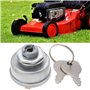 OTOTEC 1 Jeu de Commutateurs d'allumage de Tondeuse à Gazon à 7 Broches 4 Positions avec 2 Clés Compatible avec Briggs & Stratto