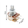 OTOTEC Lot de 5 Potentiomètres de Vitesse Réglables WH148 B10K Interrupteur à 5 Broches Longueur de l'arbre 15 Mm écrou Rondelle