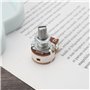 OTOTEC Lot de 5 Potentiomètres de Vitesse Réglables WH148 B10K Interrupteur à 5 Broches Longueur de l'arbre 15 Mm écrou Rondelle