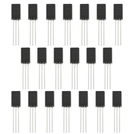 OTOTEC Kit de 10 Paires de Transistors PNP en Silicium à 3 Broches 2SB647AC 2SD667AC B647A D667A Composants électriques Transist