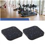 EMSea 6pcs 10cm Tapis de Roulant Absorbant Chocs en Caoutchouc Coussin de Sol Équipement Fitness Gym