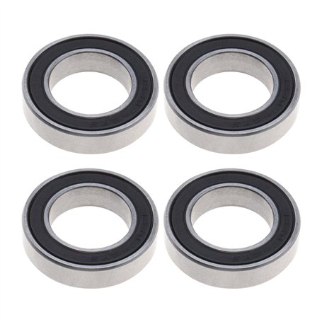 EMSea MR18307-2RS Lot de 4 roulements de moyeu de Roue de vélo 18 x 30 x 7 mm en Acier 18307-LBLU
