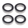 EMSea MR18307-2RS Lot de 4 roulements de moyeu de Roue de vélo 18 x 30 x 7 mm en Acier 18307-LBLU