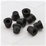 EMSea Lot de 20 bouchons à vis en caoutchouc pour purgeur de frein - 6 mm - Noir