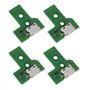 EMSea 4X JDS-040 Remplacement de Carte d'interface Assemblage du Port de Charge Compatible avec PS4 Pro Adaptateur Micro USB Cha