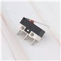 EMSea 40pcs Micro Interrupteur de Fin de Course Longue Charnière Levier AC 125V 2A 3 Broches SPDT pour Appareils Ménagers Audio