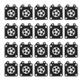 EMSea 20pcs Diaphragme de Joint de Carburateur 95-526-8 95-526-9 95-526 Compatible avec Walbro WTA WY WA WT Série Pièces de Mote