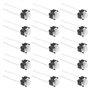 EMSea 50pcs Micro Bouton Poussoir Momentané Remplacement Momentané Tactile Tact Bouton Poussoir Accessoires pour Planches à Pain