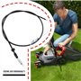 EMSea Câble d'embrayage Câble d'embrayage de Tondeuse à Gazon 381000668/1 Compatible avec Mountfield Compatible avec Castel Gard