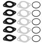 EMSea Kit de 5 Joints d'admission de Chaleur pour Moto 26mm Joint de Collecteur d'admission de Carburateur de Motocross Compatib
