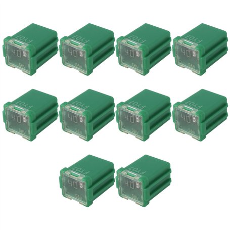 EMSea 10 Pièces Fusibles Carrés pour Voiture 40 A Compatible avec Corolla Compatible avec Tundra Compatible avec Tacoma 90982-08