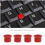 YINETTECH 10x Caoutchouc TrackPoint Clavier Souris Capuchon Rouge avec Dôme Souple et Pointeur pour Ordinateur Portable Compatib