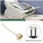 YINETTECH Lot de 4 répartiteurs téléphoniques bidirectionnels mâle vers femelle RJ11 6P4C
