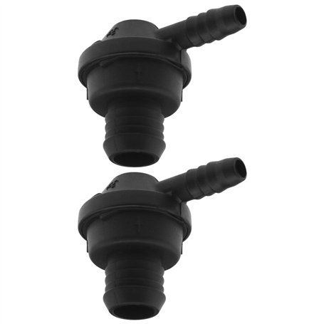YINETTECH Lot de 2pcs Tuyaux de Reniflard Unidirectionnels avec Clapet Anti-Retour Compatible avec Fabia Octavia Rapid Roomster