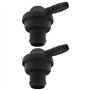 YINETTECH Lot de 2pcs Tuyaux de Reniflard Unidirectionnels avec Clapet Anti-Retour Compatible avec Fabia Octavia Rapid Roomster