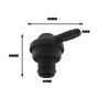 YINETTECH Lot de 2pcs Tuyaux de Reniflard Unidirectionnels avec Clapet Anti-Retour Compatible avec Fabia Octavia Rapid Roomster