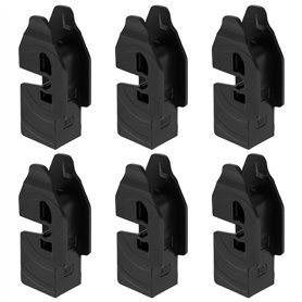 YINETTECH 6pcs Adaptateur de Clip Crochet de Montage Balais d'essuie-Glace Avant pour Bras de Type Crochet de 9mm Installation d YINETTECH 6pcs Adaptateur de Clip Crochet de Montage Balais d'essuie-Glace Avant pour Bras de Type Crochet de 9mm Installation d