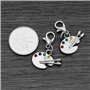 YINETTECH 2pcs Palette de Peinture Porte-clés Pendentif Amateur d'art Charme Porte-clés Professeur d'art Étudiant en Art Artiste