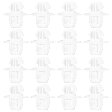 YINETTECH 40pcs Clips de Garniture Panneau de Moulage Latéral Clip de Montage de Bande Latérale en Plastique Clip de Moulage de