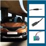Adaptateur AUX Bluetooth avec Microphone Compatible avec Renault Clio/Espace/Kangoo/Laguna/Megane Câble AUX Bluetooth 5.0 Adapta