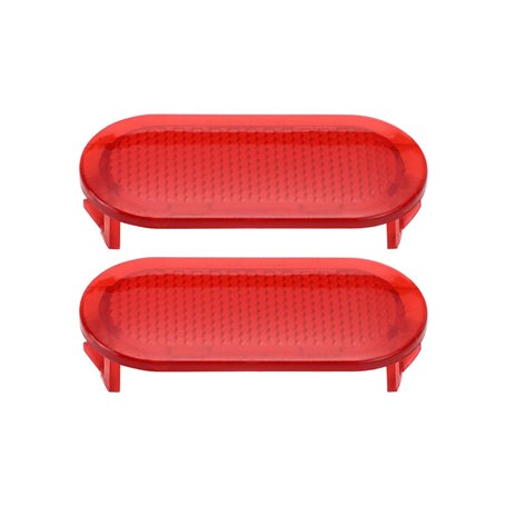 VGOL 2 Lot Réflecteurs de Porte de Voiture Réflecteur de Porte Rouge Panneau de Porte Réflecteur de Lumière D'avertissement Comp