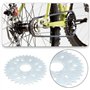 VGOL 1 Pignon de Vélo Motorisé 32T 135 Mm Kit de Montage de Pignon à 9 Trous Compatible avec Vélo Motorisé 49cc 50cc 66cc 80cc