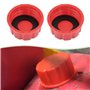 VGOL Lot de 4 Bouchons de Bidon d'essence de 5 Gallons Filetage Grossier Couvercle de Remplacement pour Bidon d'essence de 5 Gal