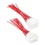 VGOL Lot de 2 Connecteurs électriques Molex 12 Broches 18 AWG Mâle Et Femelle avec Tresses pour Audio Domestique Voiture Moto VT