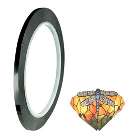 Plmvhpb Autocollant en PET Noir pour Vitrail Fournitures pour Vitraux au Plomb pour Peinture sur Verre de Fenêtre Galerie (3 mm  Plmvhpb Autocollant en PET Noir pour Vitrail Fournitures pour Vitraux au Plomb pour Peinture sur Verre de Fenêtre Galerie (3 mm