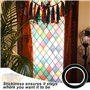 Plmvhpb Autocollant en PET Noir pour Vitrail Fournitures pour Vitraux au Plomb pour Peinture sur Verre de Fenêtre Galerie (3 mm