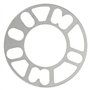 Qeunrtiy 4 PièCes Entretoises de Roue en Aluminium Cales Plaque Entretoises de Roue Automatique 5Mm Goujon pour 4X100 4X114.3 5X