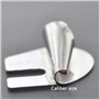 Iegefirm 6 Pièces D'Ourlet Roulé à Coudre, 3 Mm-8 mm 6 Tailles Pression Roulé Machine à Coudre Pied-De-Biche Ourleur Accessoires