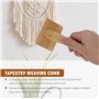 Tsudoku Tapisserie Tissage Peigne Macramé Slicker Brosse Coton Corde Ouvert Noeud Peigne à Tricoter Accessoires DIY Tressé