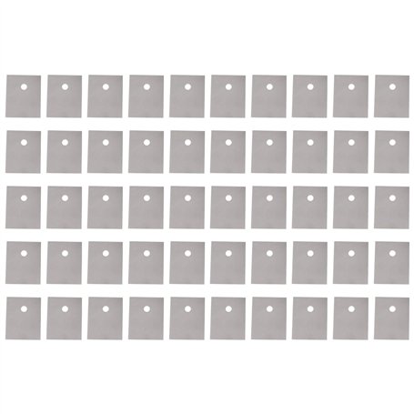 EXMDLLY 50 Pcs Feuille d'isolation d'isolateur de silicone de transistor de TO-247 26mmx20mm