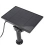 Giyofom Sortie de Panneau Solaire 4 W, Cellules Solaires 5 V, Charge Batterie 18650 Intégrée pour Caméra de Sécurité Extérieure