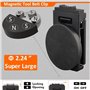 Giyofom Clip de Ceinture à Outils Magnétique, Porte-Outil Magnétique Antidérapant pour Ceinture, Accessoires de Ceinture à Outil